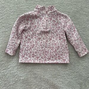 TBBC Canter Collar Half Zip Fleece Greenville Garden 3T